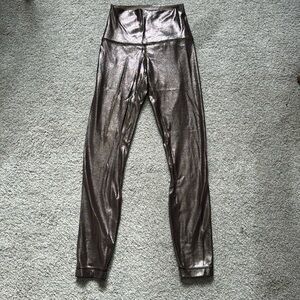 Lululemon Align Leggings Metallic size 2